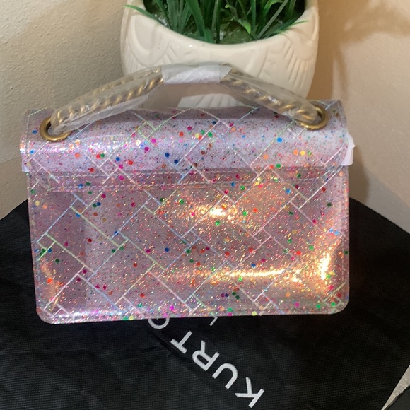 - Kurt Geiger London Mini Kensington Glitter Crossbody Bag - Picture 6 of 17
